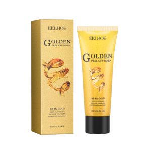 EELHOE Golden Peel Off Mask, Cleans Skin Corneous White Tender Brighten Skin Tone Moisturize Water