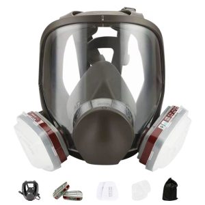 6800 Full Face Gas Mask 15 IN 1 Chemical Vapor Paint Spray Respirator With Filter
