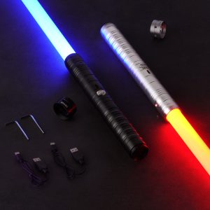 Light Sword 2 Pack 7 RGB Colors Rechargeable Light Up Sword