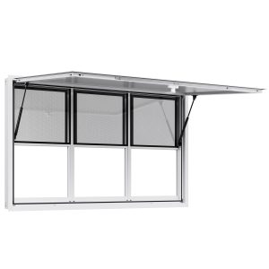 60x36in Concession Stand Serving Window Food Truck Service Awning Aluminum Alloy