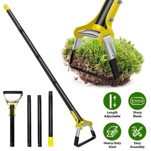 60.63in OR 46.06in Adjustable Garden Hoe Handheld Stirrup Hula Hoe Scuffle Loop Hoe Gardening Weeder Cultivator Weeding Rake For Weeding Loosening Soil