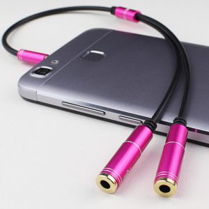 Laptop Headphone Microphone Headset 2-in-1 Adapter Cable