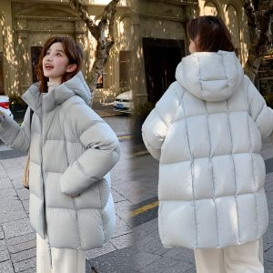 Short Cotton-padded Parka For Women