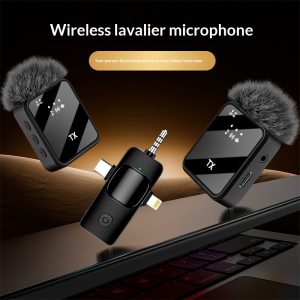 Wireless Live Broadcast Sound Reduction Mini Lavalier Microphone