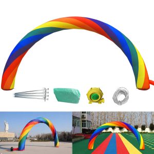 Inflatable Rainbow Arch 26ftx10ft (8x4m) W/ 350W Motor Advertising/Party Supplies/Event Decorations/Inflatable Products