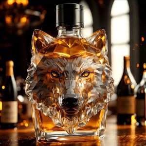 Wolf Head Whiskey Personalized Bottle