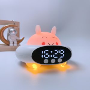 Fashion Design Color Night Light Bluetooth Alarm Clock Wake Up Light