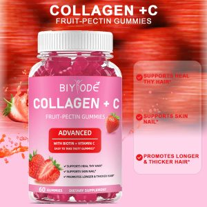 Vitamin C Biotin Collagen Gummies For Women