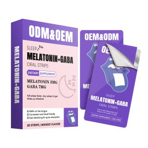 Custom Formula Oral Dissolving Sleep Strips OEM ODM Rapid Melt High Compliance Portable Night Relax Support Film