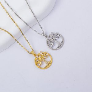 Lucky Titanium Steel High-End Choker Necklace