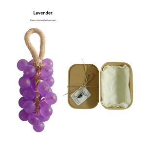 Lavender Round Grape Soap Gift Box