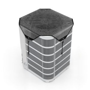 Air Conditioner Cover For Outside Units, 36 X 36 Inch Central AC Cover For Air Conditioning Unit, Top Universal Mesh Defender Tear-Resistant Easy Install For Outdoor Outside All Seasons, Black