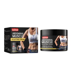 OUHOE Abs Sculpting Cream, Fitness Exercise Vest Line Firming Sculpting Abs Cream