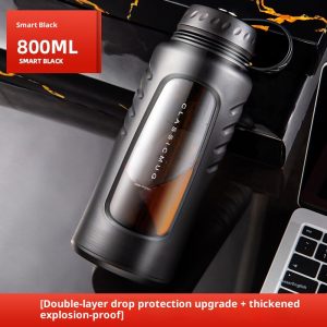 New Portable Large-capacity Glass Mug