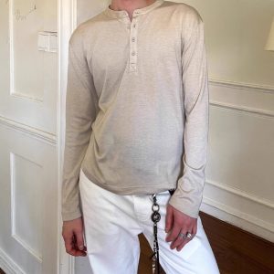 Retro High-end Old Money Style Button-up Long-sleeve T-shirt