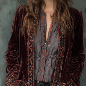 Casual Cardigan Style Long-sleeved Loose Jacket