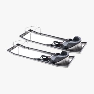 30'' X 8'' Concrete Knee Boards Slider Knee Boards Kneeler Board Stainless Steel Kneedboards Concrete Sliders Pair Moving Sliders W/Concrete Knee Pads & Board Straps For Concrete Finishing