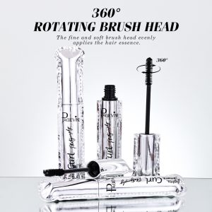 Leather-boxed Small-size Silver-tube Mascara, Designed For Curling And Volumizing Lashes