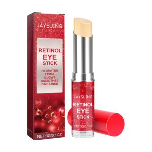 Jaysuing Retinol Eye Stick, Hydrating And Moisturizing Care For Dark Circles Under Eyes And Bags Around Eyes Creme