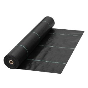 Weed Barrier, 5.8oz Landscape Fabric, 4ft X 300ft Cover Mat Heavy Duty Woven Grass Control Geotextile For Garden, Patio, Black