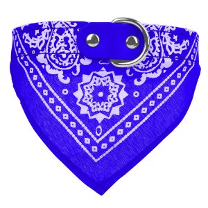 1Pc Adjustable Bandana Leather Pet Collar Triangle Scarf
