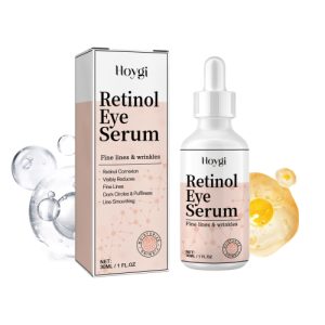 Hoygi Retinol Eye Serum, Dilute The Fine Lines Under The Corners Of The Eye Pouch Dark Circles Tight Elastic Moisturizing Eye Skin