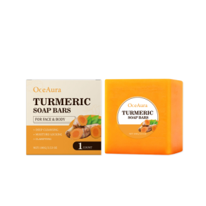 OceAura Turmeric Cleansing And Nourishing Soap Gently Cleanses The Body, Moisturizes The Skin, And Is A Daily Bath Soap