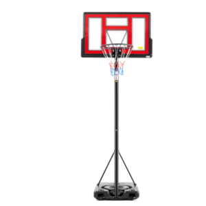 Basketball Hoop Outdoor 4.2-10ft Adjustable Height, Portable Basketball Hoop Goal Court System For Kids-Adults, 44 Inch Shatterproof Backboard