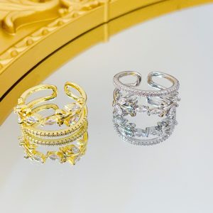 Women's Versatile Fashion Japanese And Korean Style Leaf Ring