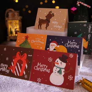 Creative Holiday Gift-Wrapping Cards For Christmas