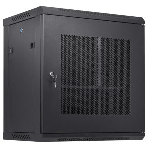 12U Wall Mount Network Server Cabinet, 15.5'' Deep, Server Rack Cabinet Enclosure, 200 Lbs Max. Ground-mounted Load Capacity, With Locking Door Side Panels, For IT Equipment, A/V Devices