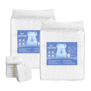 Disposable Dog Diapers, Super Absorbent Female Dog Diapers, 360° Leak-Proof Female Doggy Pet Diaper With Wetness Indicator For Heat Period, Training, Incontinence - XS, 144 Count (2 Packs Of 72)