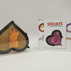 3D Heart Pin Art Toy-Yellow