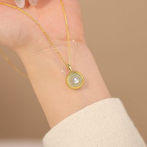 New Chinese Style Necklace With Exquisite Zircon Inlay