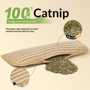 Cat Toy, Catnip Pillow, Self-amusing Chew Toy, Bite-resistant