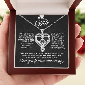 Double-layer Heart Necklace For Women