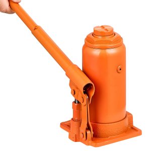 Hydraulic Bottle Jack, 12 Ton (26455.5 Lbs) Capacity, 8.1-15.7 Inch Lifting Range, Heavy Duty Welded Bottle Jack For Car, SUV, Pickup, Auto Repair, House Lift And Agricultural Equipment, Orange