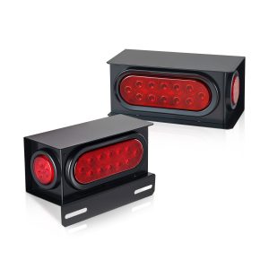 Trailer Lights, 10-30V LED Trailer Tail Lights Kit With Stop Brake Turn Tail Clearance (Side) Lamp, Left And Right Waterproof Tow Lighting Kit For Boat Truck Camper RV Snowmobile Bus Caravan
