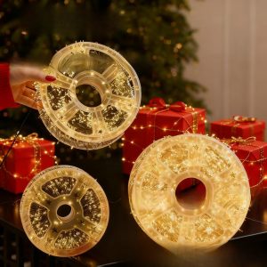 Black Copper Wire Outdoor Holiday Courtyard Decorative Lights