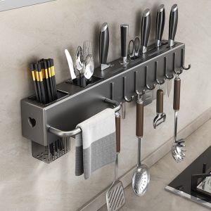 Punch-free Kitchen Shelf Home Wall-mounted