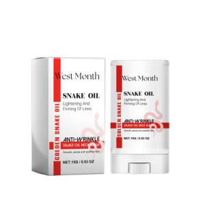West&Month Anti-Wrinkle Snake Oil Neck Balm, Massage Firming And Moisturizing Skin Care Anti-Wrinkle Fade Neck Lines