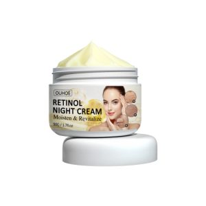 OUHOE Retinol Night Cream Gently Moisturizes And Reduces Fine Lines On The Face, Moisturizes And Protects Tender Skin