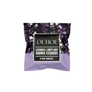 OUHOE Lavender&Sweet Mint Shower Steamers, Body Cleansing Relax Body And Mind Moisturizing Moisturizing Refreshing Fragrance Fragrance Bath Tablets