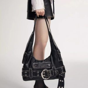 American-style Chic Underarm Bag In A Spicy-girl Vibe, Large Capacity And Super Versatile