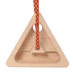 2Pcs Triangle Climbing Hangboard With Rope, Training Finger Grip,Fingerboard Rock Climbing For Outdoor Home