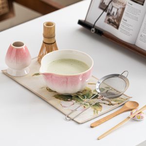 Bamboo Tea Whisk Mixer For Preparing Matcha Standing-style Song Dynasty-style Tea Ceremony Set Gift Box