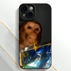 Abstract Monkey Pupil Matte Phone Case Soft