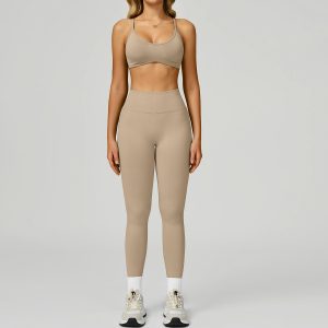 Seamless Yoga Set High-waisted Fitness Workout Outfit