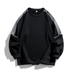 New Men's Long-sleeve Crewneck Pullover Hoodie