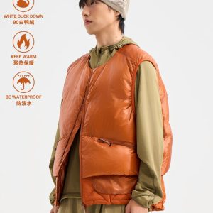 Winter Duck Down Vest Sleeveless Warm Layering Gilet For Men & Women
